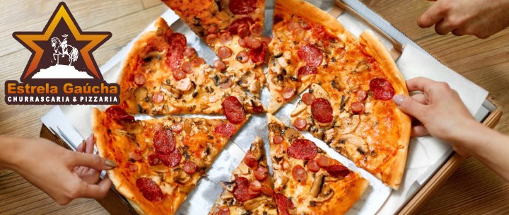 Pizza 35cm com Tele-Entrega da Estrela Gaúcha