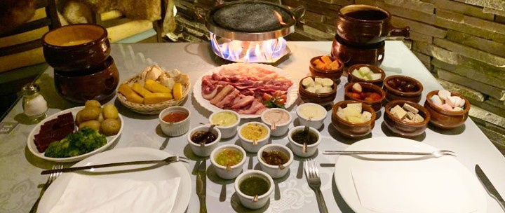 Sequência de Fondue com Picanha em Gramado no Maison de La Pierre