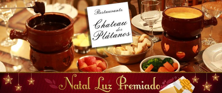 Sequência de Fondue no Chateau dos Plátanos em Gramado