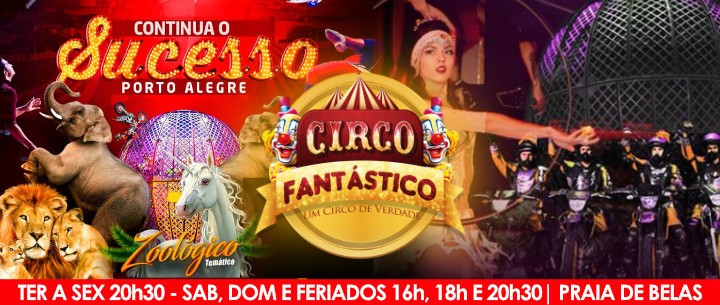 Circo Fantástico em Porto Alegre