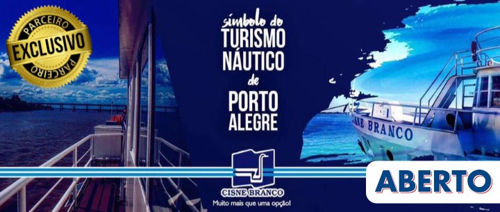 Passeio de Barco Cisne Branco em Porto Alegre