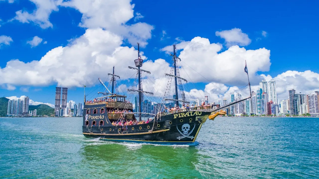 Barco Pirata, em Balneário Camboriú
