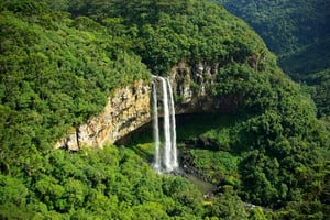Parque do Caracol, em Canela.