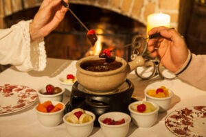 Sequência de fondue em Gramado. Foto: Cleiton Thiele.